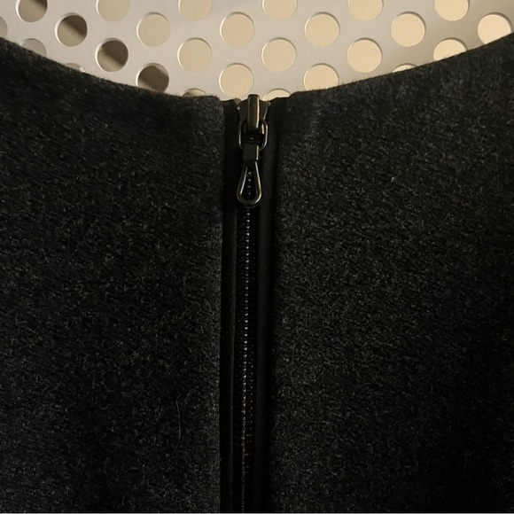 Vince Boxy cut Short-sleeve Knit Top Size M Grey/Black Cotton/wool Tweed - Picture 7 of 10